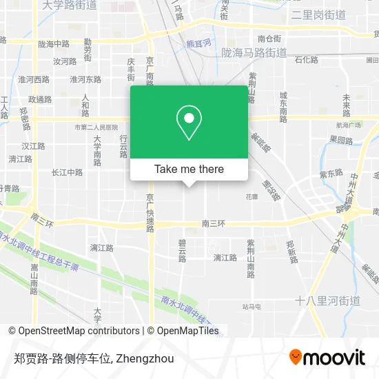 郑贾路-路侧停车位 map