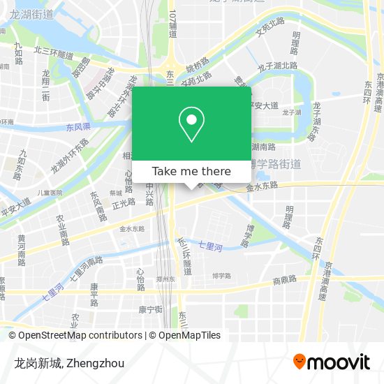 龙岗新城 map