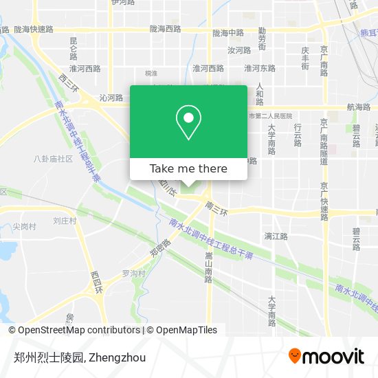 郑州烈士陵园 map