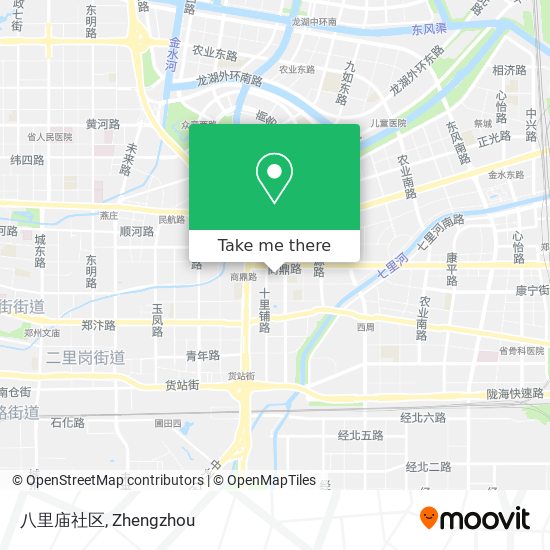 八里庙社区 map