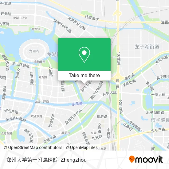 郑州大学第一附属医院 map