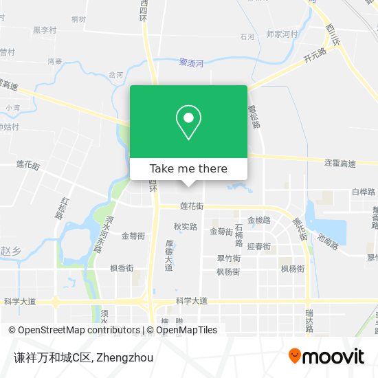 谦祥万和城C区 map