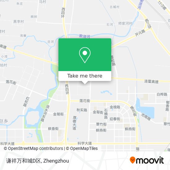 谦祥万和城D区 map