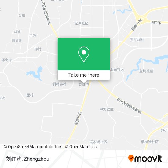 刘红沟 map