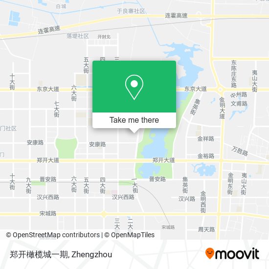郑开橄榄城一期 map