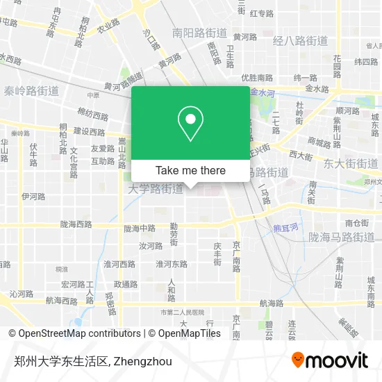 郑州大学东生活区 map
