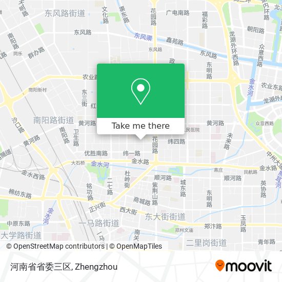 河南省省委三区 map
