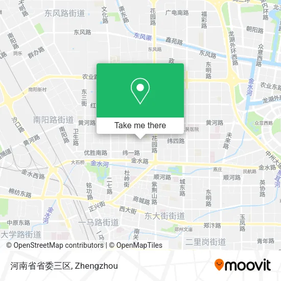 河南省省委三区 map
