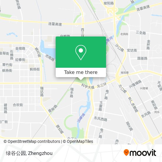 绿谷公园 map