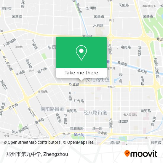 郑州市第九中学 map