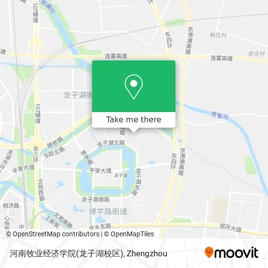 河南牧业经济学院(龙子湖校区) map