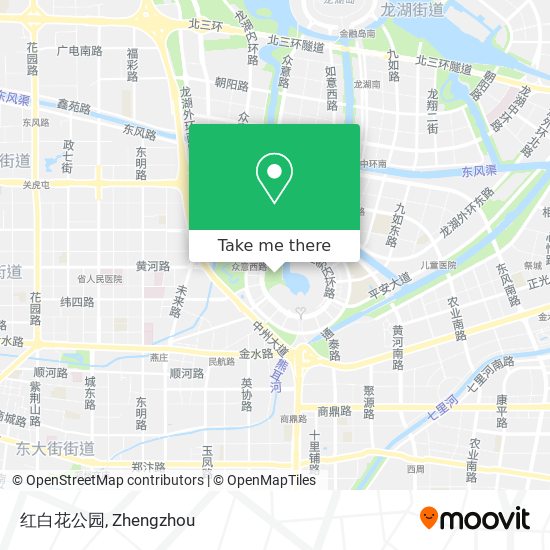 红白花公园 map