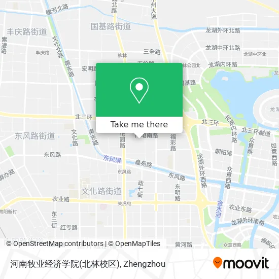 河南牧业经济学院(北林校区) map