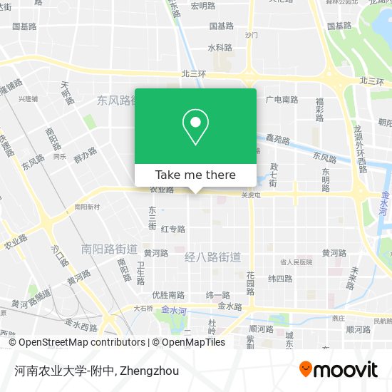 河南农业大学-附中 map
