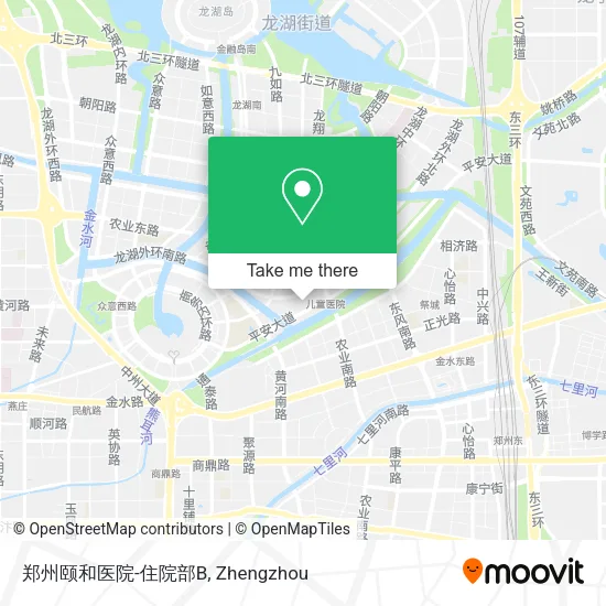 郑州颐和医院-住院部B map