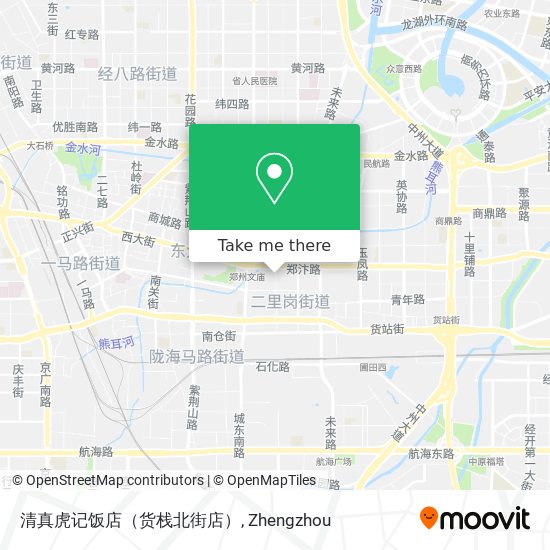 清真虎记饭店（货栈北街店） map
