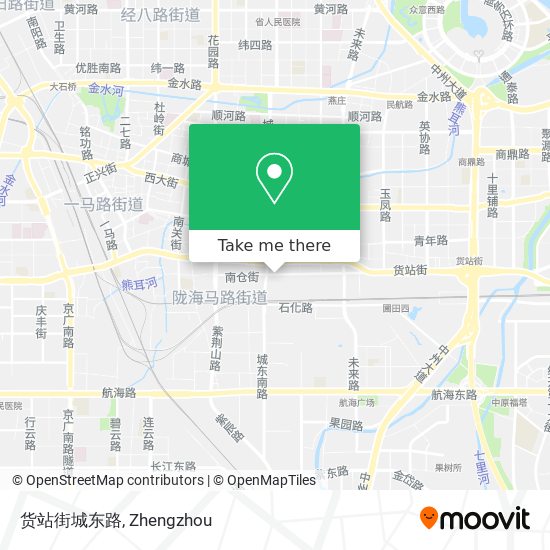货站街城东路 map