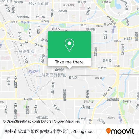 郑州市管城回族区货栈街小学-北门 map