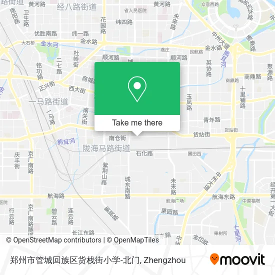 郑州市管城回族区货栈街小学-北门 map
