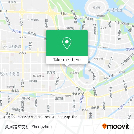 黄河路立交桥 map