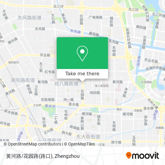黄河路/花园路(路口) map