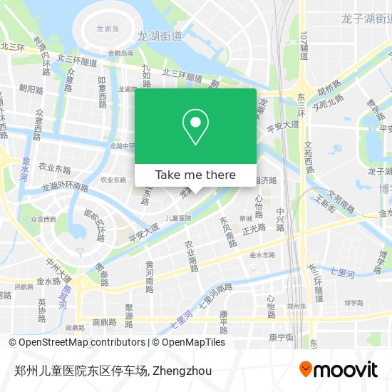 郑州儿童医院东区停车场 map