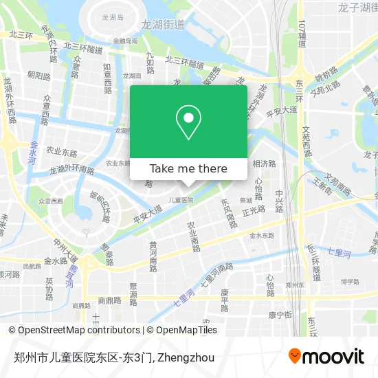 郑州市儿童医院东区-东3门 map
