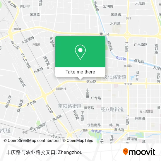 丰庆路与农业路交叉口 map