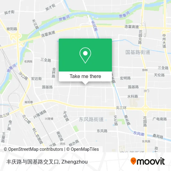 丰庆路与国基路交叉口 map