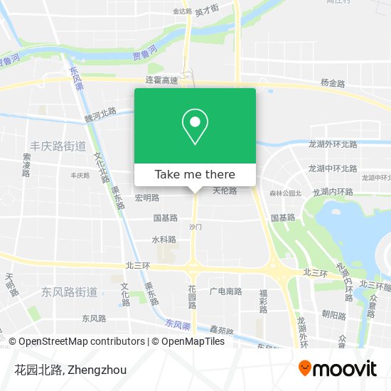 花园北路 map