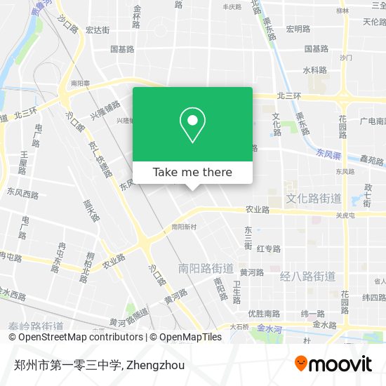 郑州市第一零三中学 map