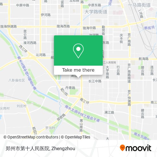 郑州市第十人民医院 map