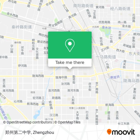 郑州第二中学 map