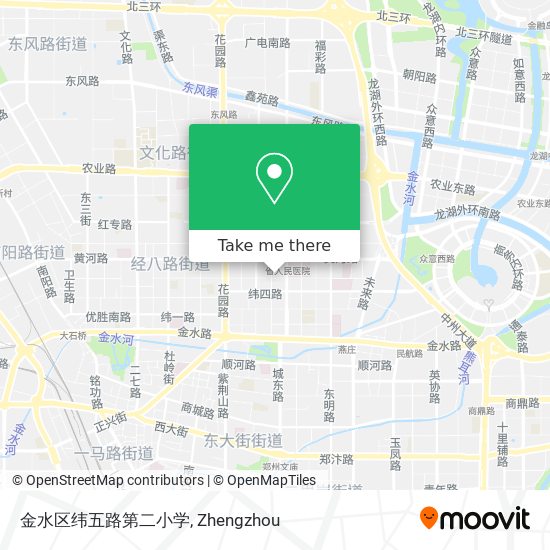 金水区纬五路第二小学 map