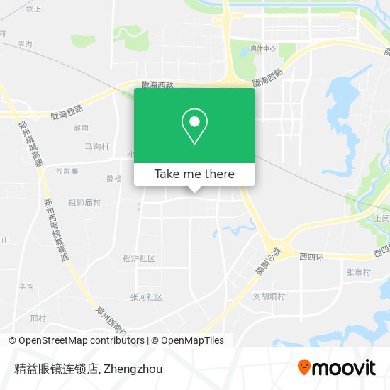 精益眼镜连锁店 map