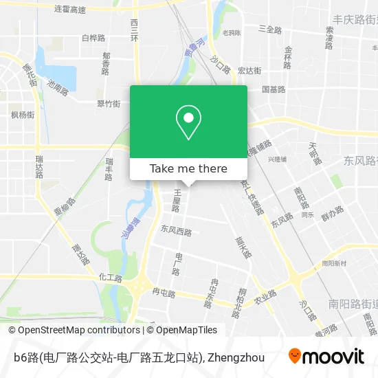 b6路(电厂路公交站-电厂路五龙口站) map