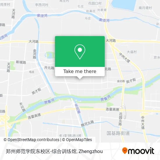 郑州师范学院东校区-综合训练馆 map