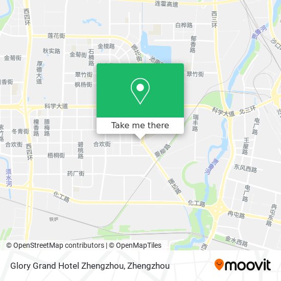 Glory Grand Hotel Zhengzhou map