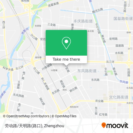 劳动路/天明路(路口) map