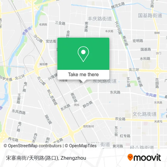 宋寨南街/天明路(路口) map