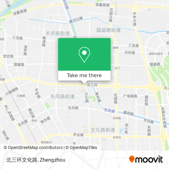 北三环文化路 map