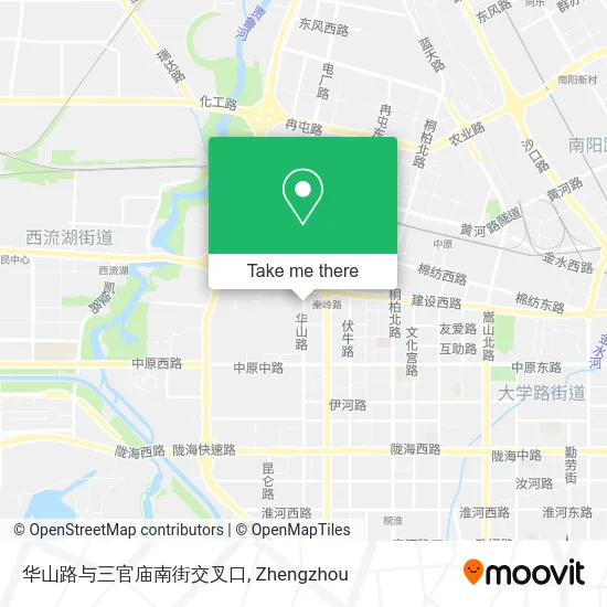 华山路与三官庙南街交叉口 map
