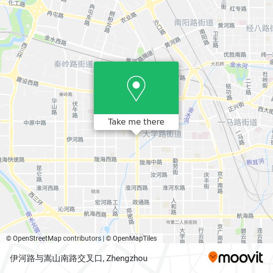 伊河路与嵩山南路交叉口 map