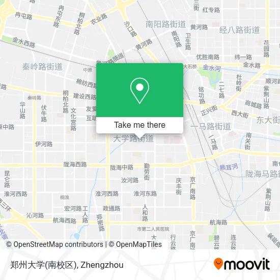郑州大学(南校区) map