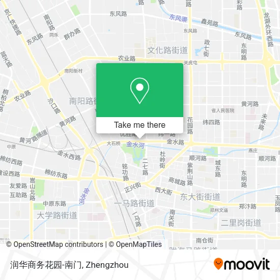 润华商务花园-南门 map