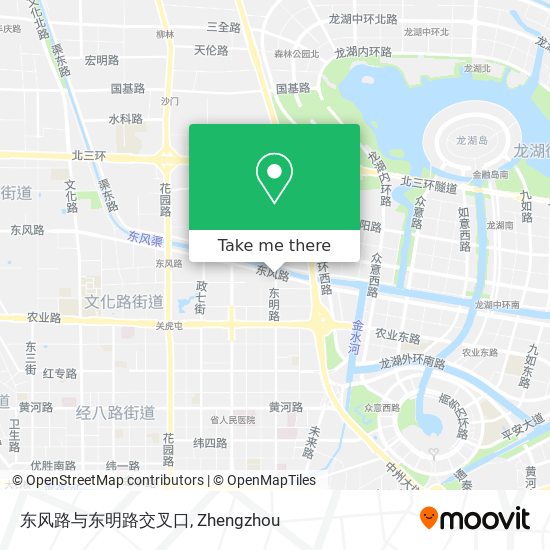 东风路与东明路交叉口 map
