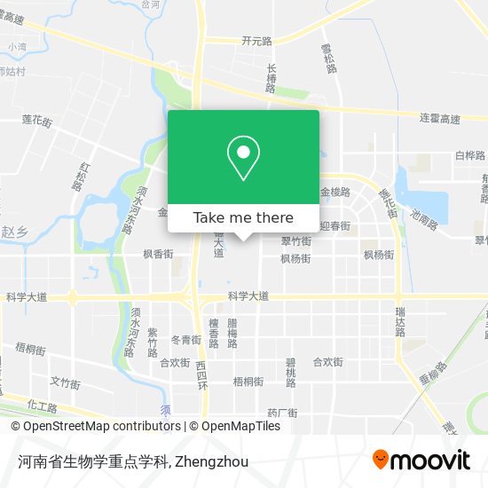 河南省生物学重点学科 map