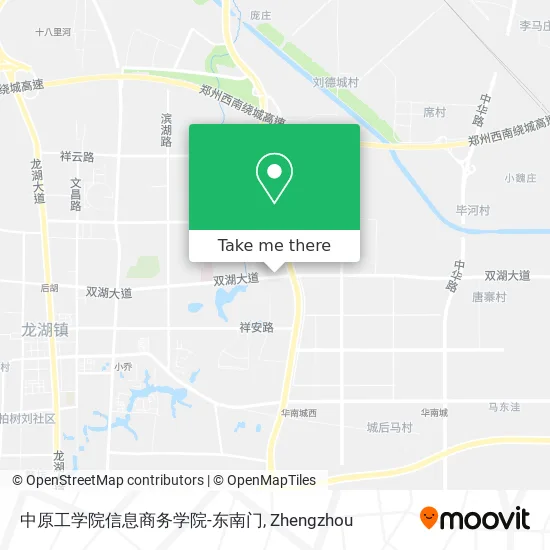 中原工学院信息商务学院-东南门 map