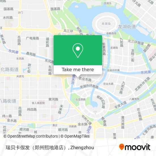 瑞贝卡假发（郑州熙地港店） map