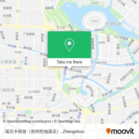 瑞贝卡假发（郑州熙地港店） map